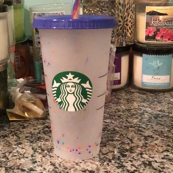 Starbucks Other - Starbucks 🌈 confetti color changing cup